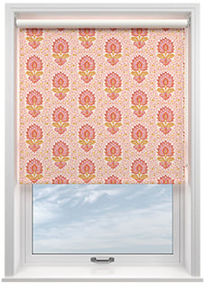 Petal & Block Lotus Blossom, Sunset - Roller Blind